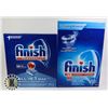 Image 1 : 2 PACKS OF FINISH DISH WASHER DETERGENT