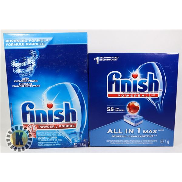 2 PACKS OF FINISH DISH WASHER DETERGENT