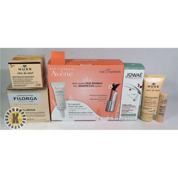 BAG OF ASSORTED FACE TREATMENT INCLUDING FILORGA