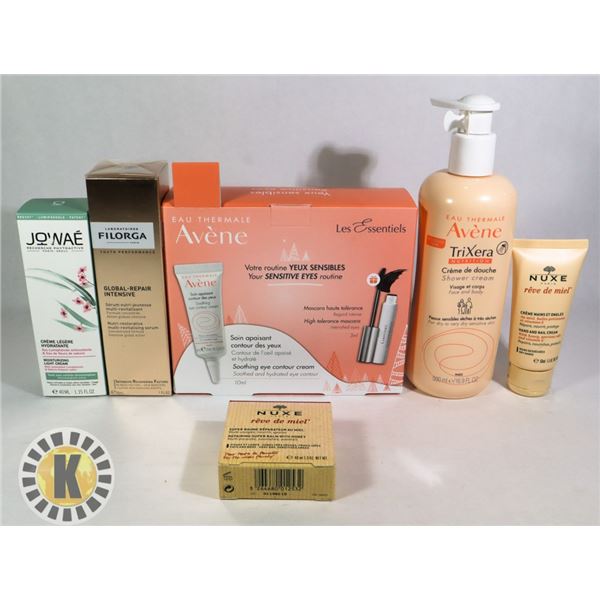 BAG OF ASSORTED FACE TREATMENT INCLUDING FILORGA