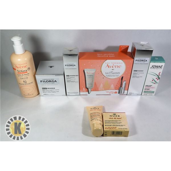 BAG OF ASSORTED FACE TREATMENT INCLUDING FILORGA