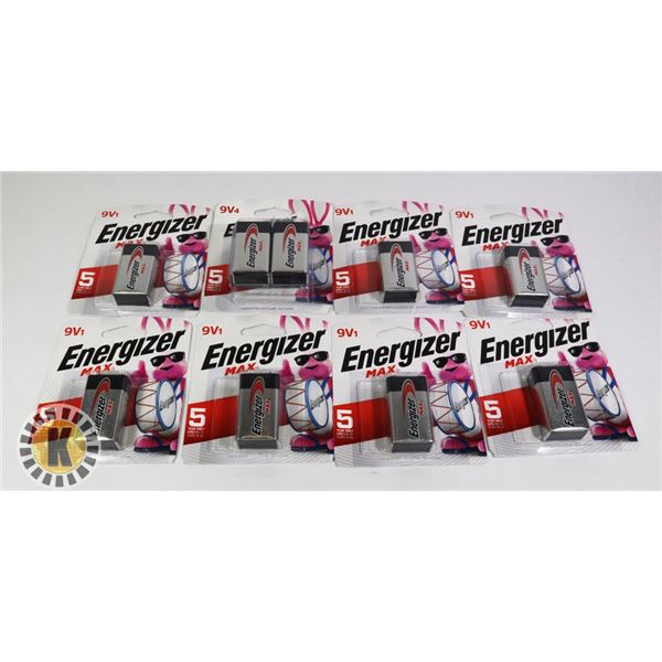 BAG OF 9V & C4 ENERGIZER BATTERIES