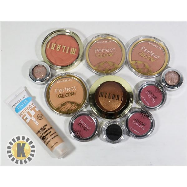 BAG OF ASSORTED NEW COSMETIC ITEMS