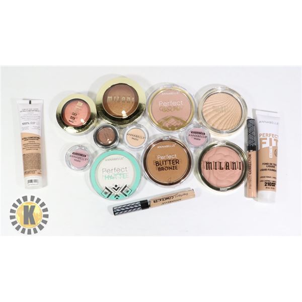 BAG OF ASSORTED NEW COSMETIC ITEMS