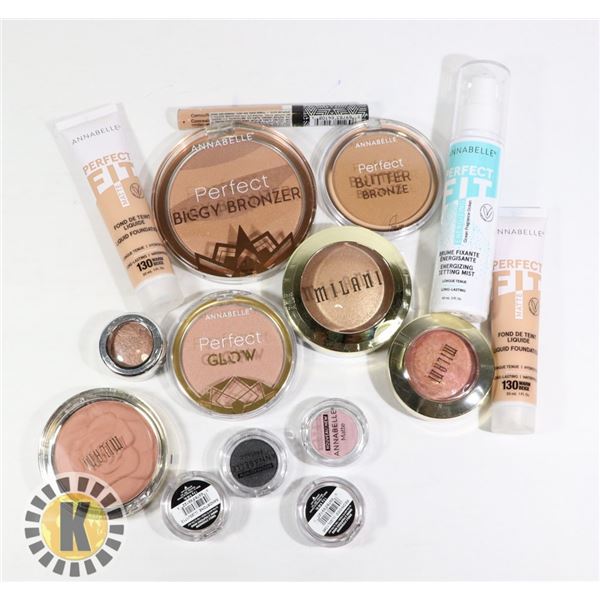 BAG OF ASSORTED NEW COSMETIC ITEMS