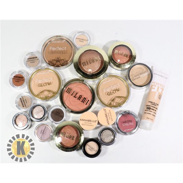 BAG OF ASSORTED NEW COSMETIC ITEMS