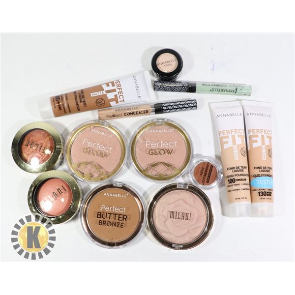 BAG OF ASSORTED NEW COSMETIC ITEMS