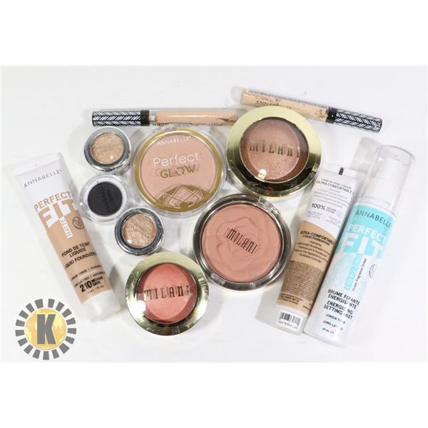 BAG OF ASSORTED NEW COSMETIC ITEMS