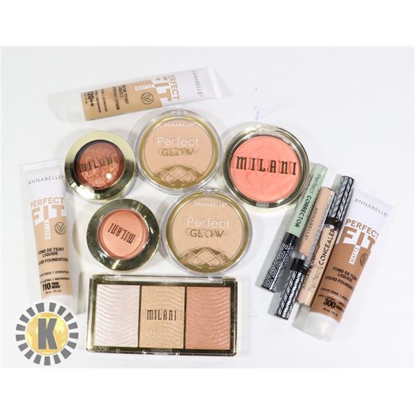 BAG OF ASSORTED NEW COSMETIC ITEMS