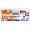 Image 1 : BAG OF COLD MEDICINES INCLUDES TYLENOL