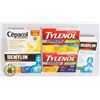 Image 1 : BAG OF COLD MEDICINES INCLUDES TYLENOL