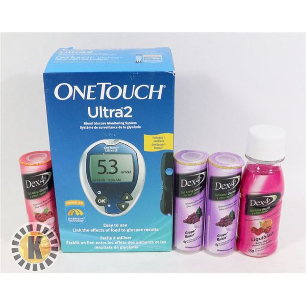 BLOOD GLUCOSE MONITORING SYSTEM & DEX 4 FAST ACTIN