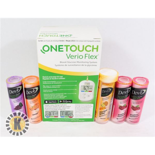 BLOOD GLUCOSE MONITORING SYSTEM & DEX 4 FAST ACTIN