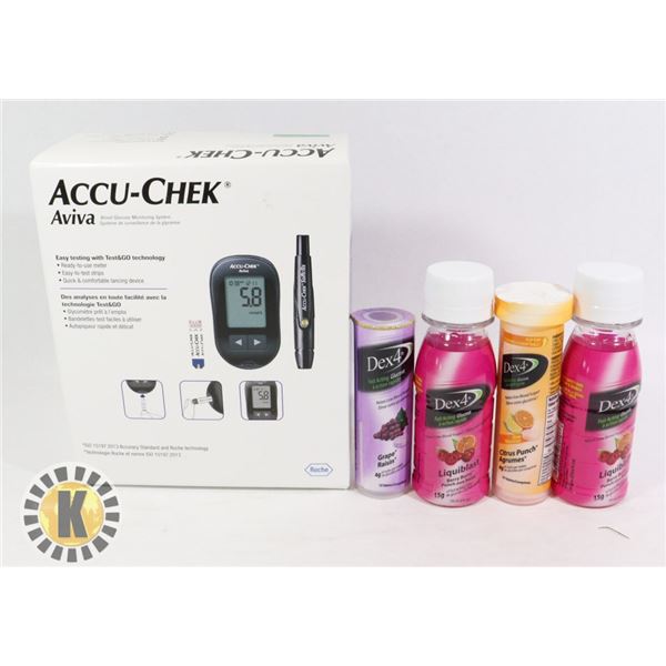 BLOOD GLUCOSE MONITORING SYSTEM & DEX 4 FAST ACTIN