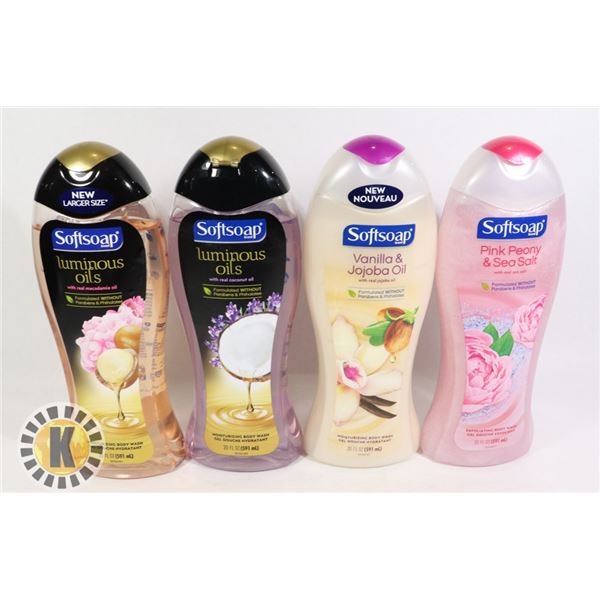 BAG OF ASSORTED SOFT SOAP BODY WASH