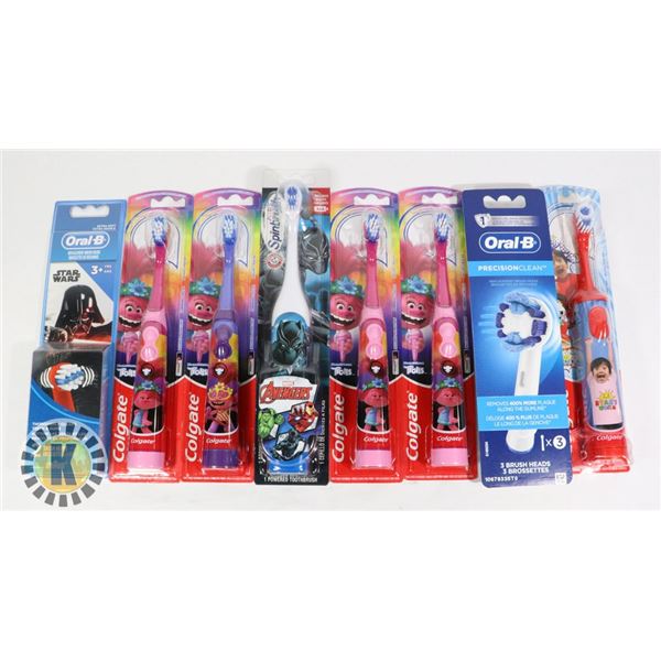 KIDS DENTAL HYGIENE ITEMS