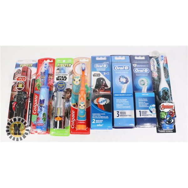 KIDS DENTAL HYGIENE ITEMS