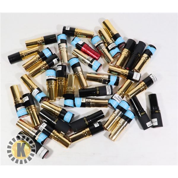 BAG OF REVLON & MAYBELLINE LIP STICK & INK CRAYON