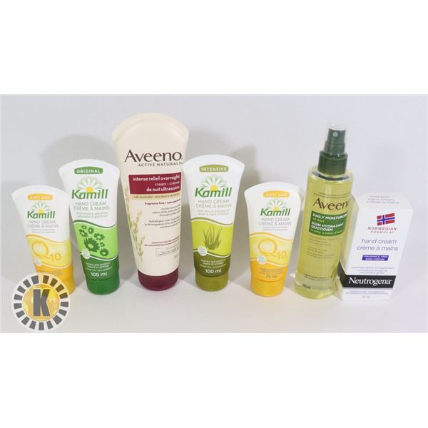 BAG OF ASSORTED SKIN CARE PRODUCT