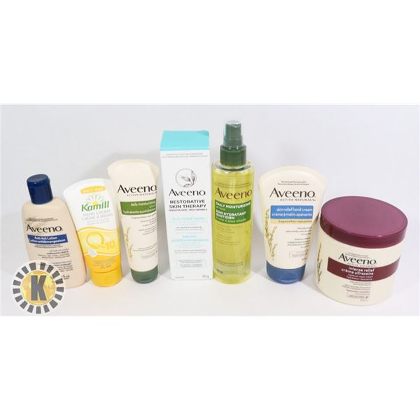 BAG OF ASSORTED SKIN CARE PRODUCT