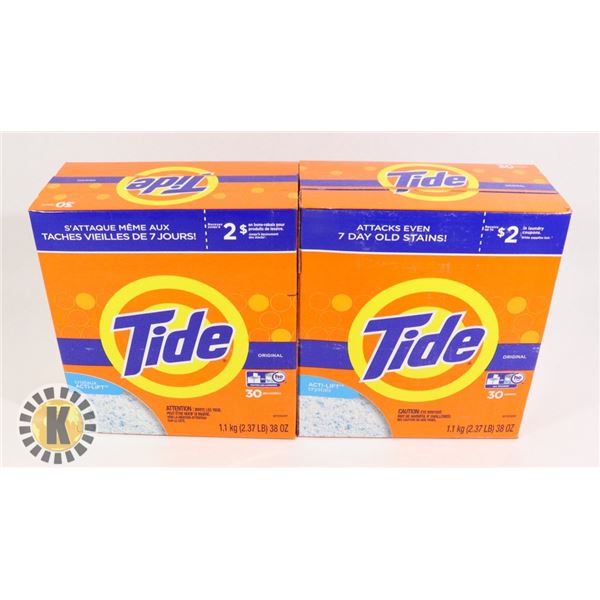 2 PACKS OF TIDE DETERGENT