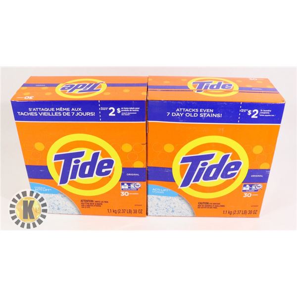 2 PACKS OF TIDE DETERGENT