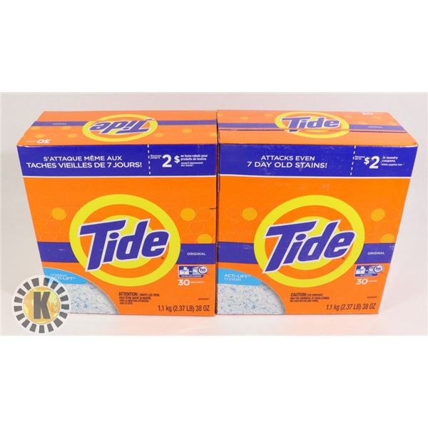 2 PACKS OF TIDE DETERGENT