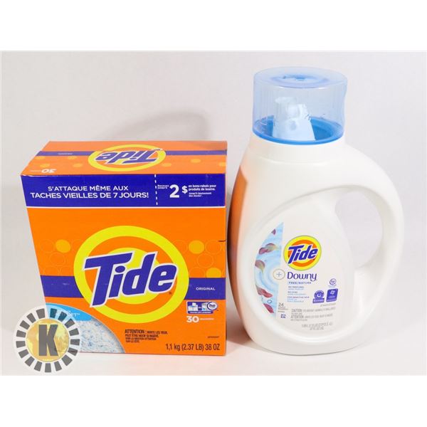 2 PACKS OF TIDE DETERGENT