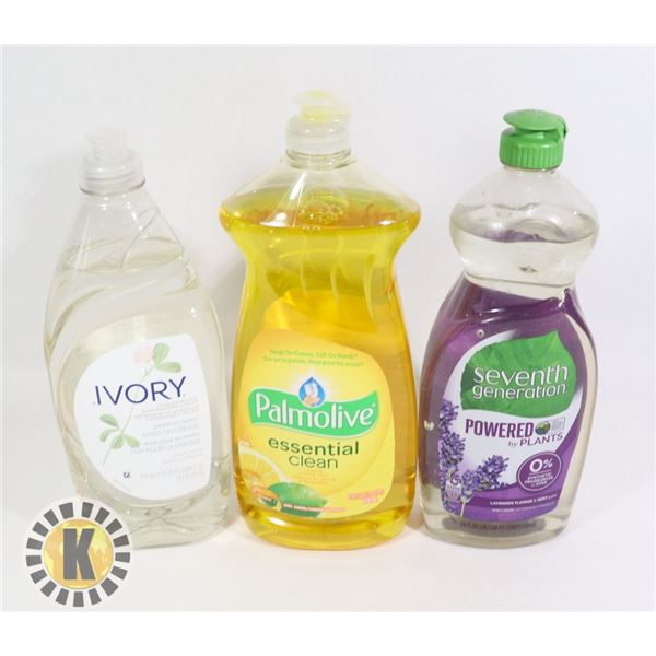 PALM OLIVE & IVORY DISH SOAP