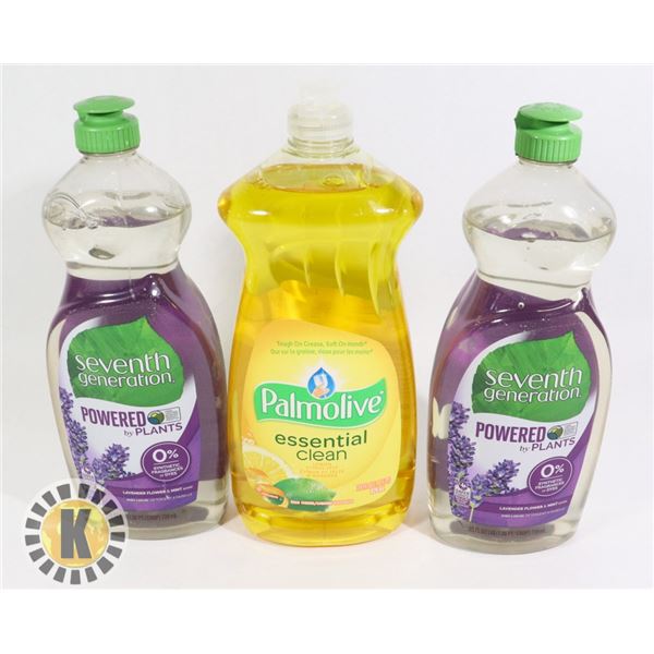 PALM OLIVE & SEVEN GENERATION DISH SOAP