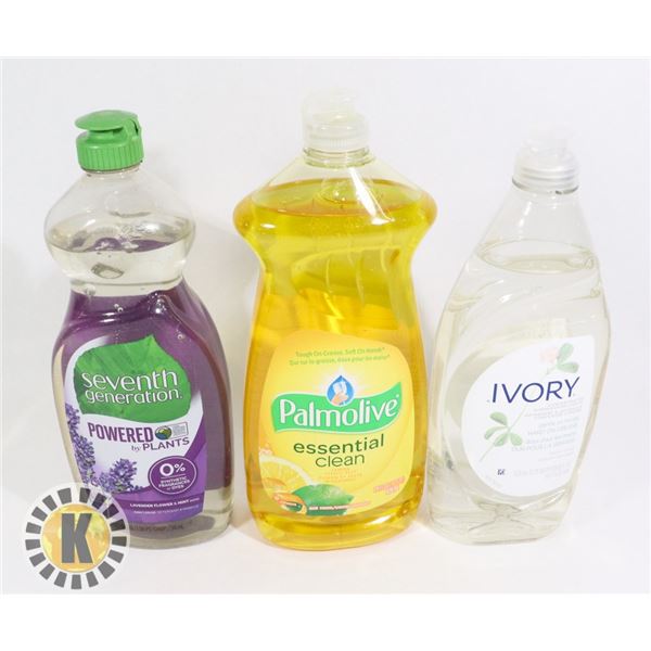 PALM OLIVE & SEVEN GENERATION & IVORY DISH SOAP