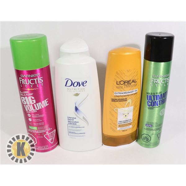 BAG OF DOVE, L'OREAL & FRUCTIS HAIR PRODUCT