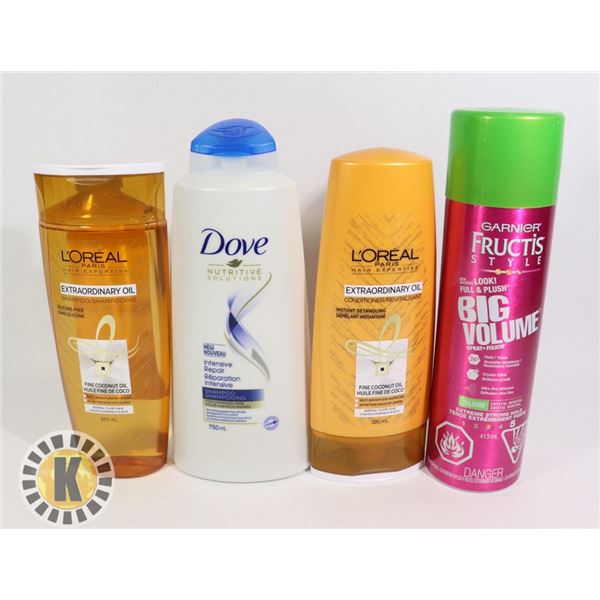 BAG OF DOVE, L'OREAL & FRUCTIS HAIR PRODUCT