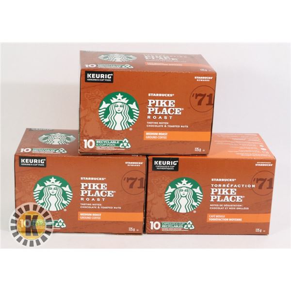 3 PACKS OF KEURIG COFFEE