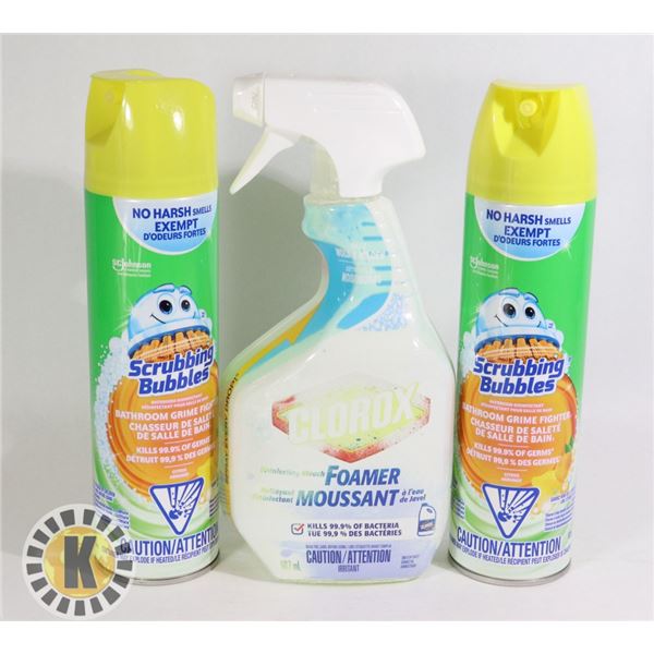 CLOROX DISINFECTANT & SCRUBBING BUBBLES