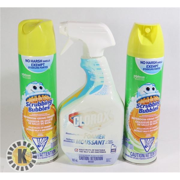 CLOROX DISINFECTANT & SCRUBBING BUBBLES