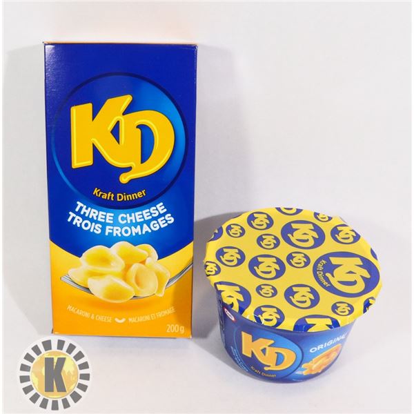 PACKS OF ASSORTED  KRAFT DINNER