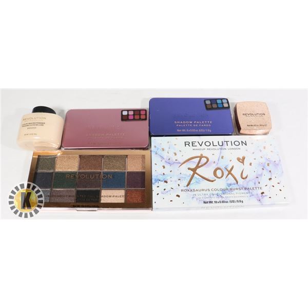 BAG OF NEW REVOLUTION COSMETIC PRODUCTS