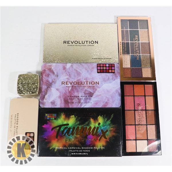 BAG OF NEW REVOLUTION COSMETIC PRODUCTS