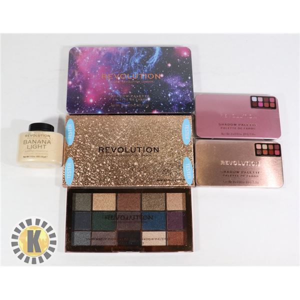 BAG OF NEW REVOLUTION COSMETIC PRODUCTS