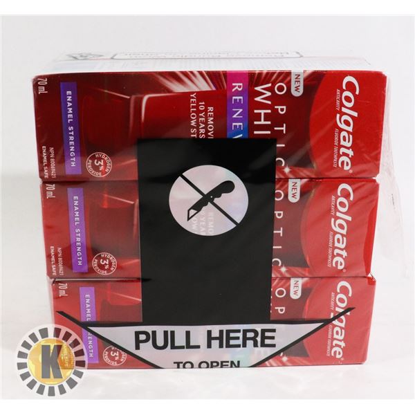 BAG OF DENTAL HYGIENE CARE INCLUDES COLGATE