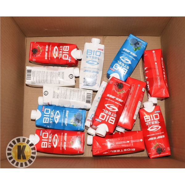 BOX OF BIO STEEL SPORT DRINK