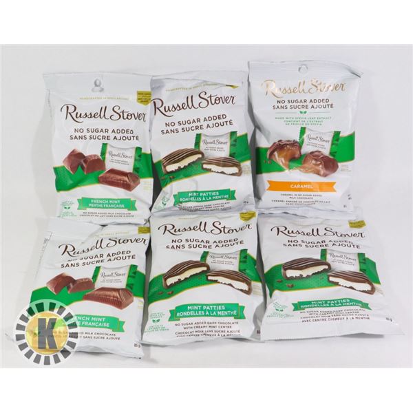 BAG OF RUSELL STOVER CANDY