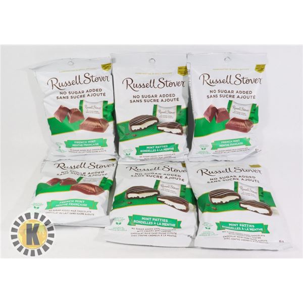 BAG OF RUSELL STOVER CANDY