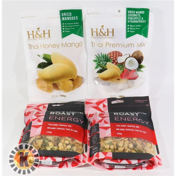 BAG OF CENTRAL ROAST AND H&H SNACKS