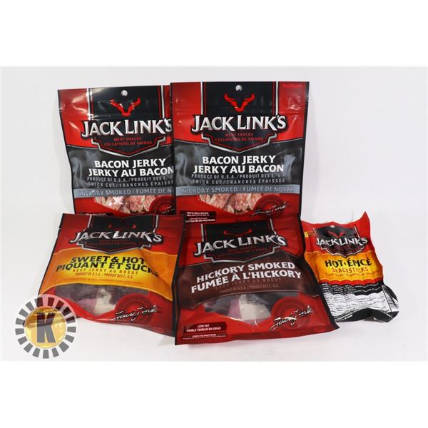 BAG OF JACK LINK'S MEAT SNACK