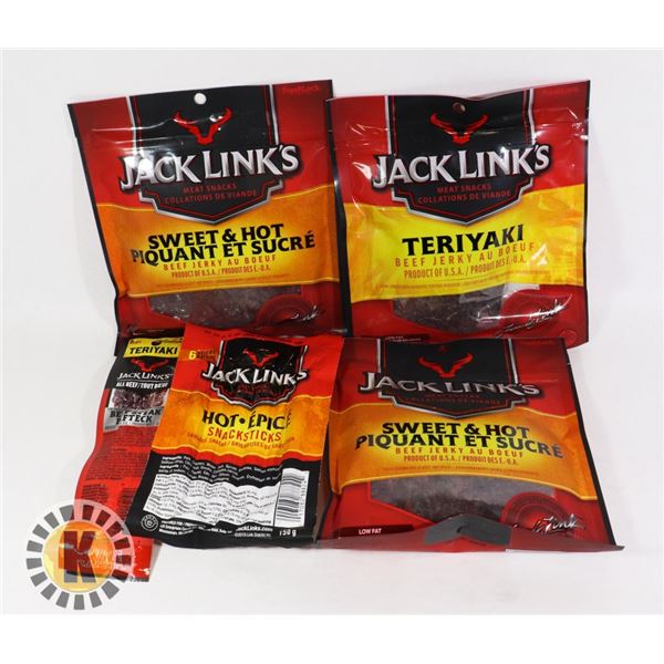 BAG OF JACK LINK'S MEAT SNACK