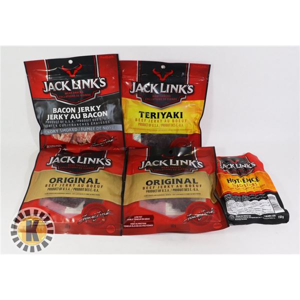 BAG OF JACK LINK'S MEAT SNACK