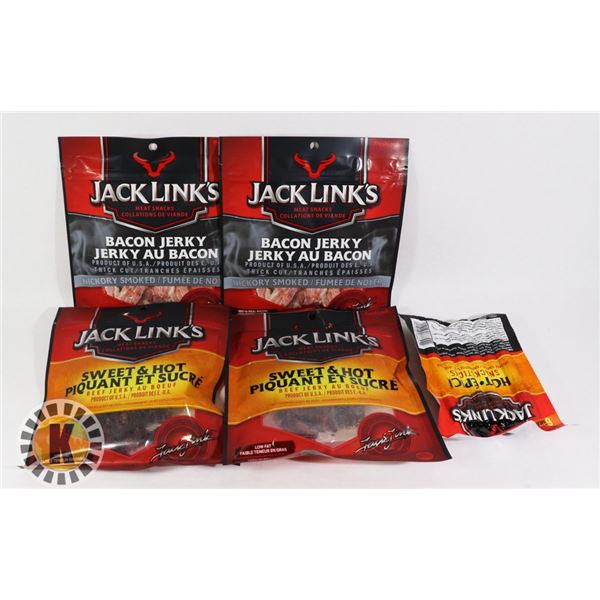 BAG OF JACK LINK'S MEAT SNACK
