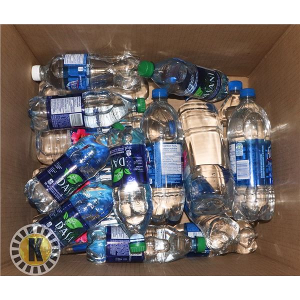 BOX OF BOTTLED WATER